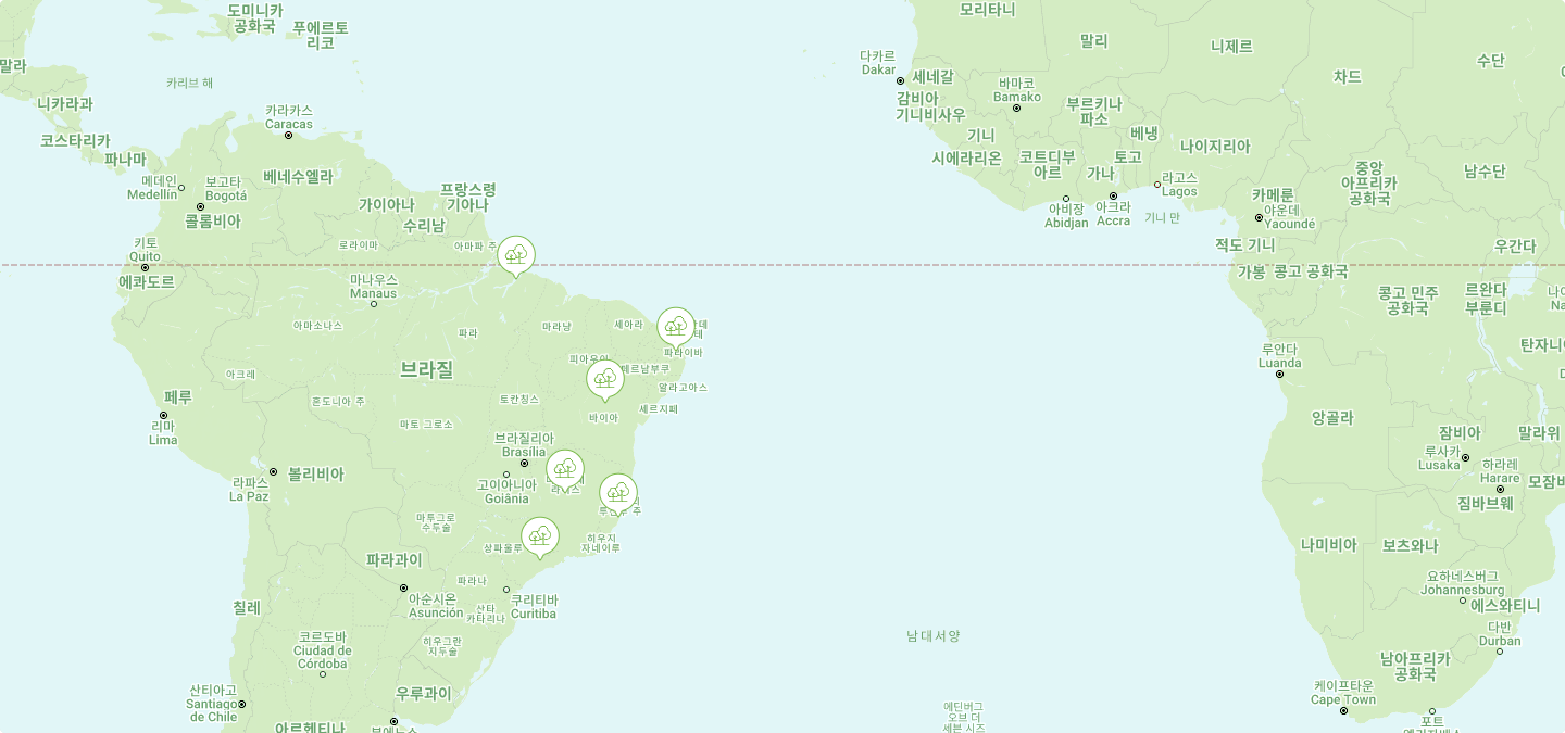 나무 심기 지도